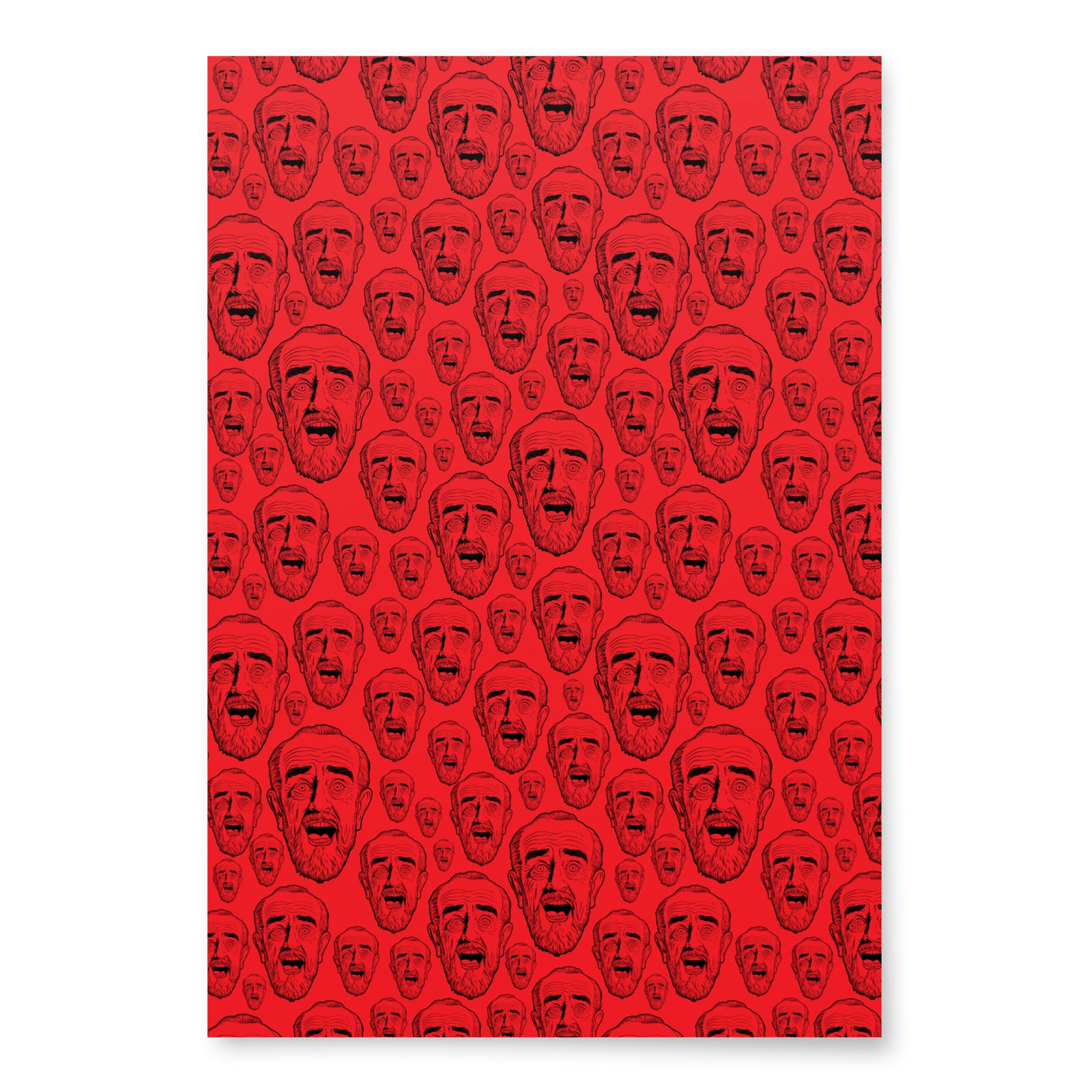 Carlin Laugh Wrapping Paper