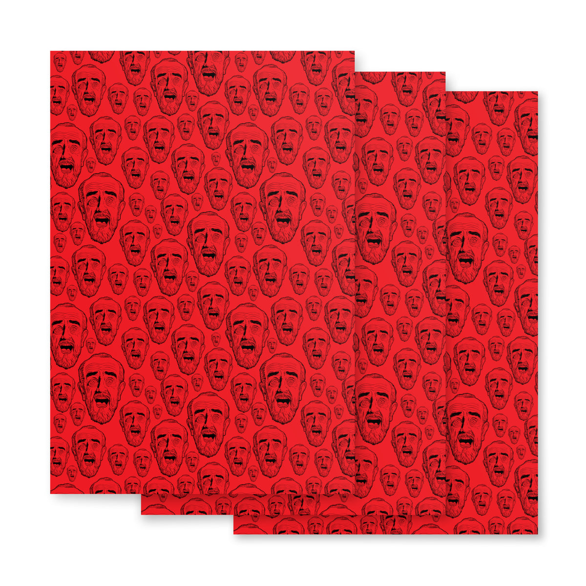 Carlin Laugh Wrapping Paper