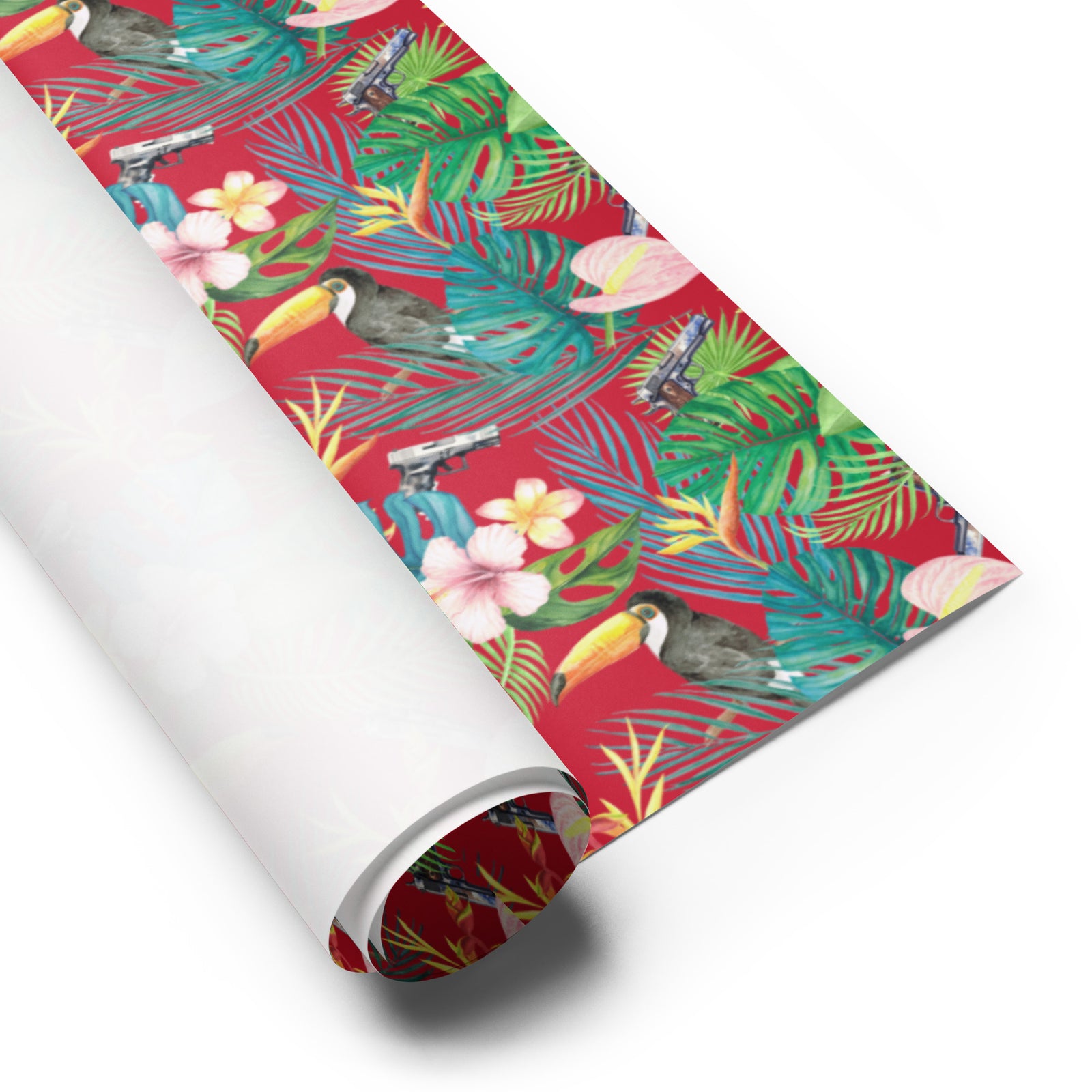 Hibiscus Bang Bang Hawaiian Wrapping Paper