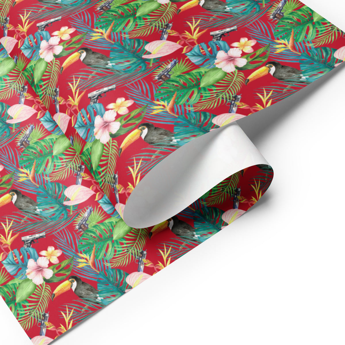 Hibiscus Bang Bang Hawaiian Wrapping Paper