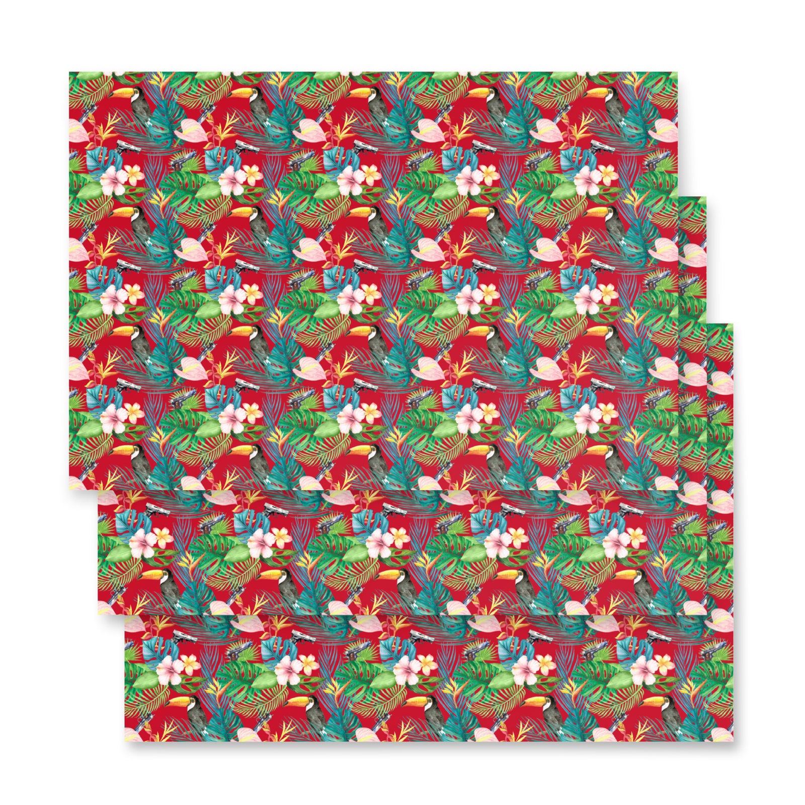 Hibiscus Bang Bang Hawaiian Wrapping Paper