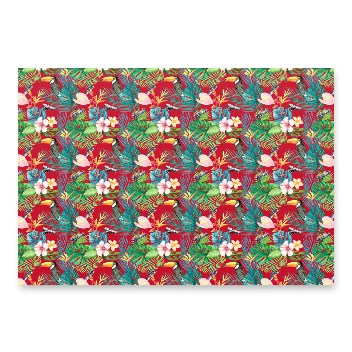 Hibiscus Bang Bang Hawaiian Wrapping Paper