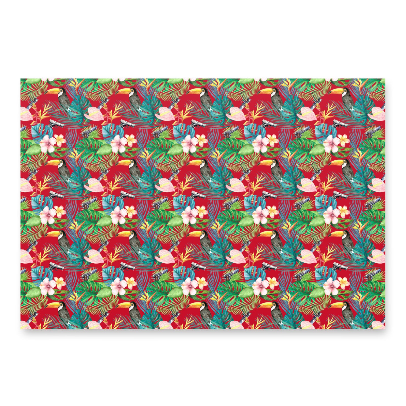 Hibiscus Bang Bang Hawaiian Wrapping Paper