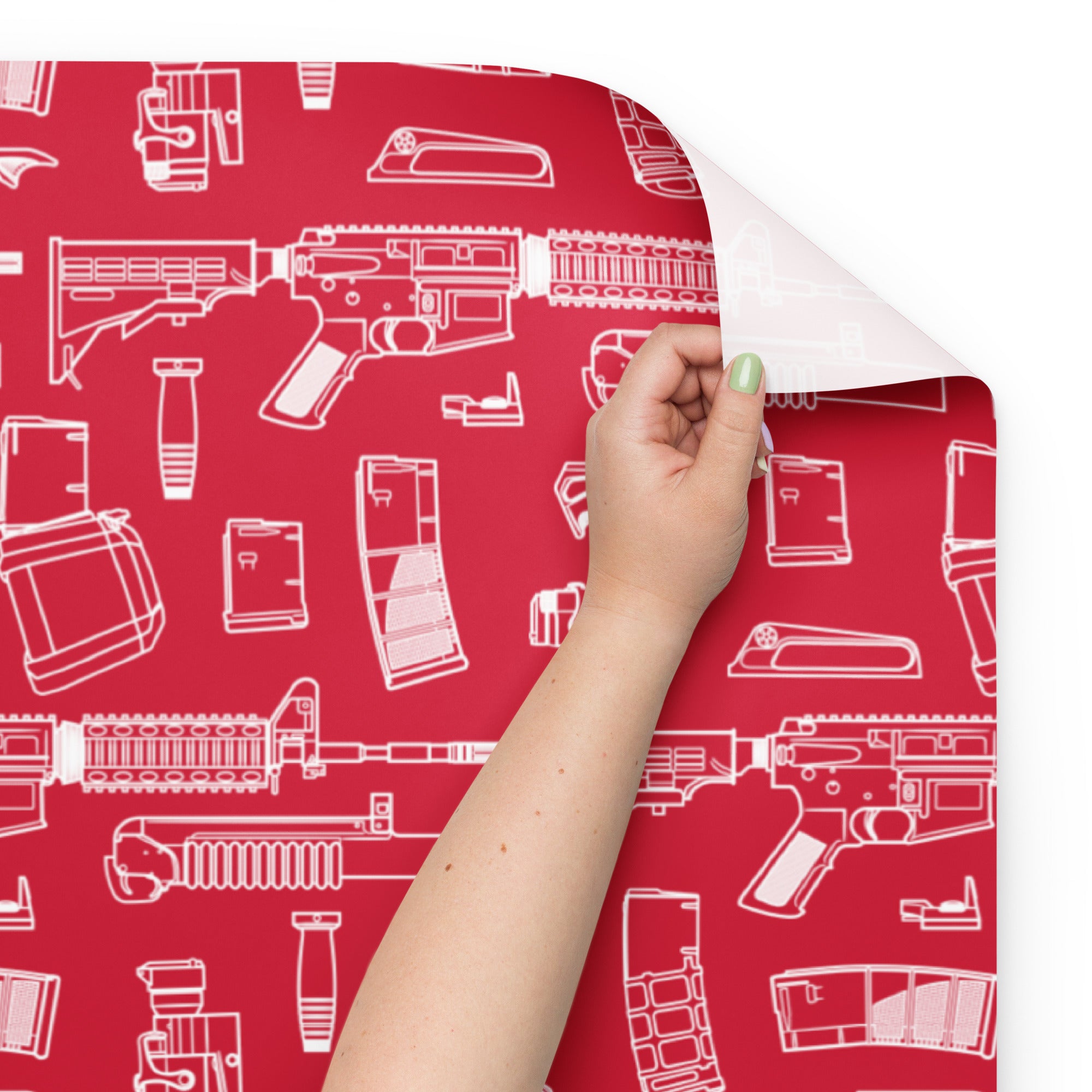 Rifle Parts Wrapping Paper