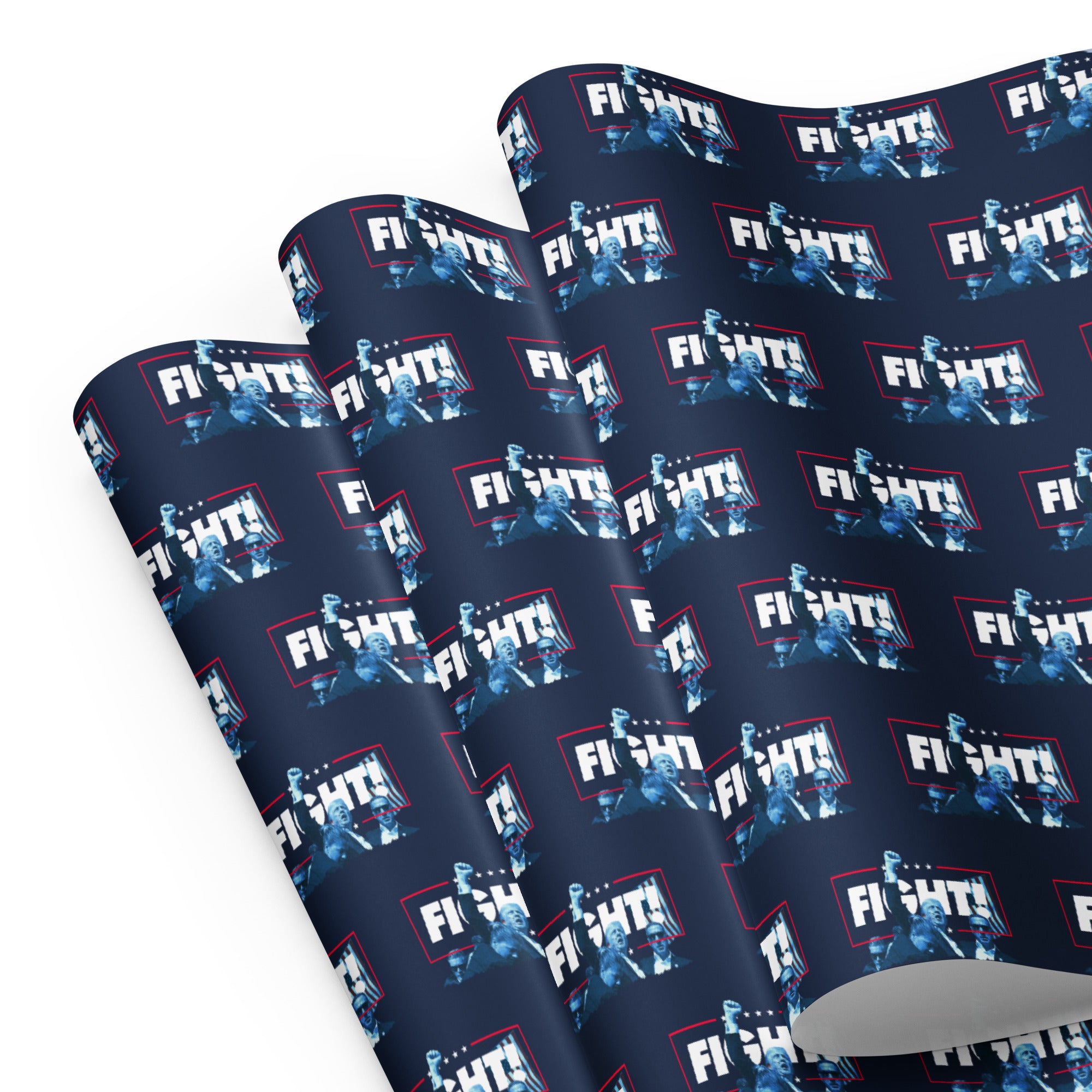 Trump Fight Wrapping Paper Sheets