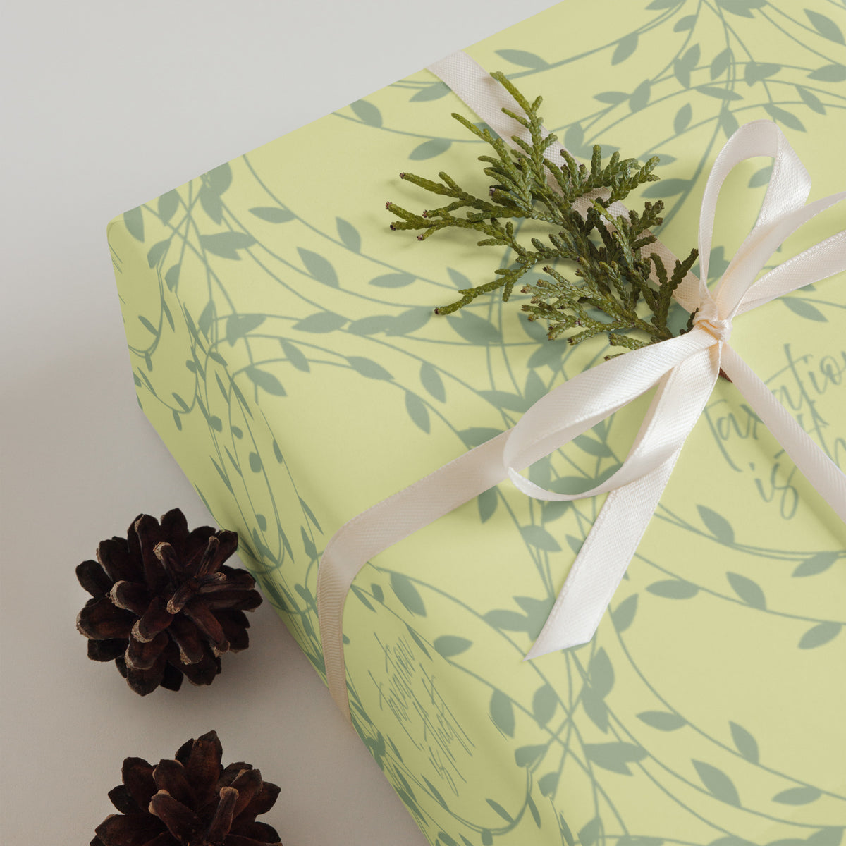 Gentle Vine Taxation is Theft Wrapping Paper Sheets