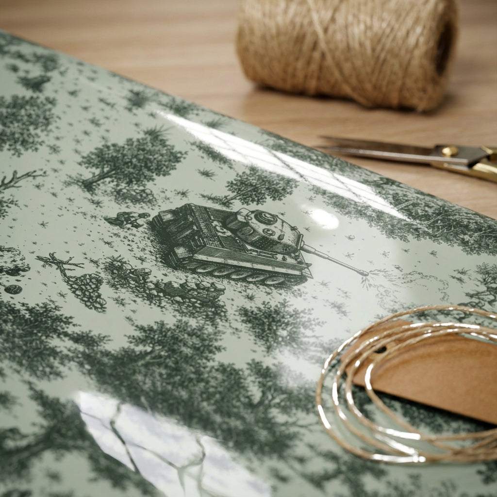 Normandy `44 WW2 Wrapping Paper glossy close up