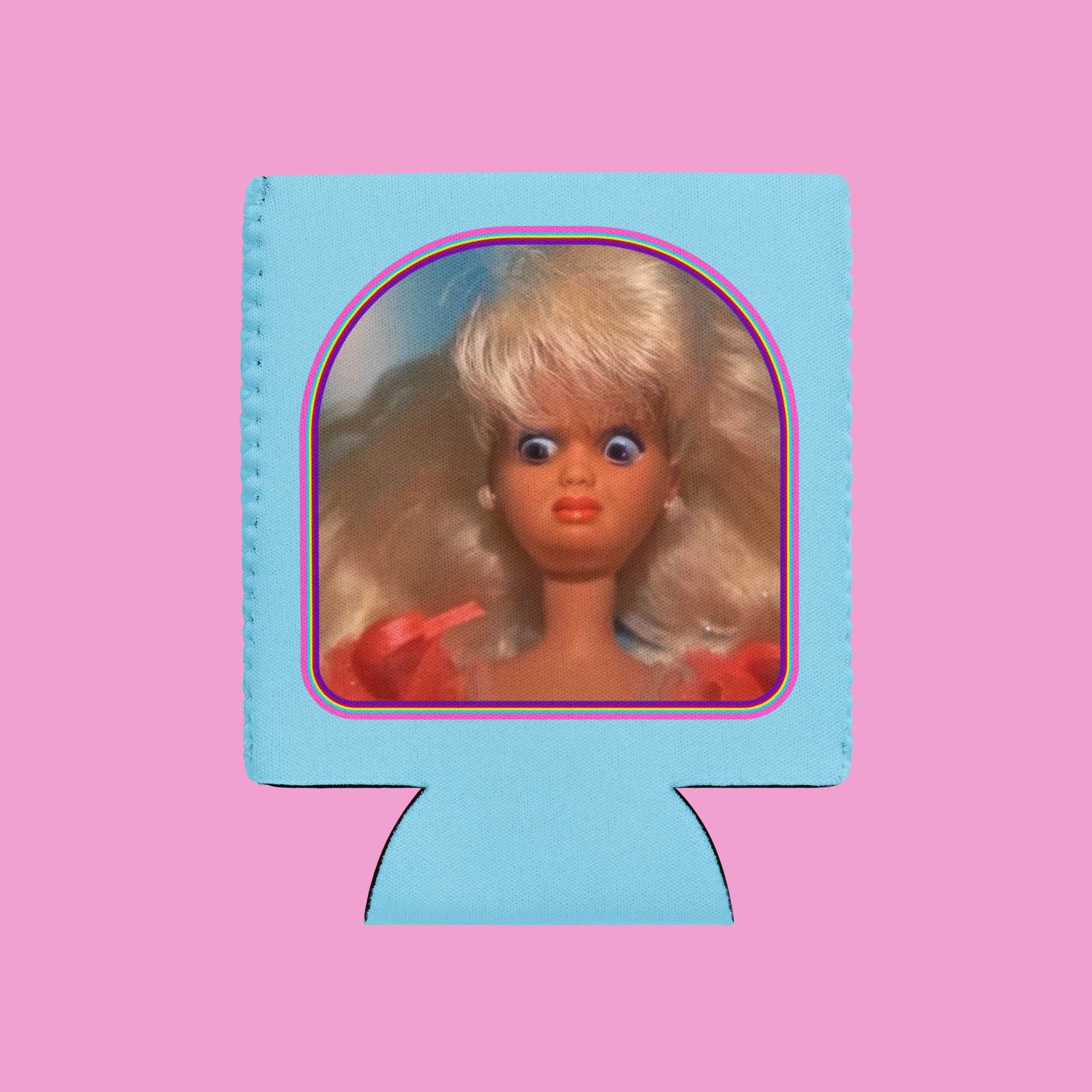 WTF Barbie Can Cooler