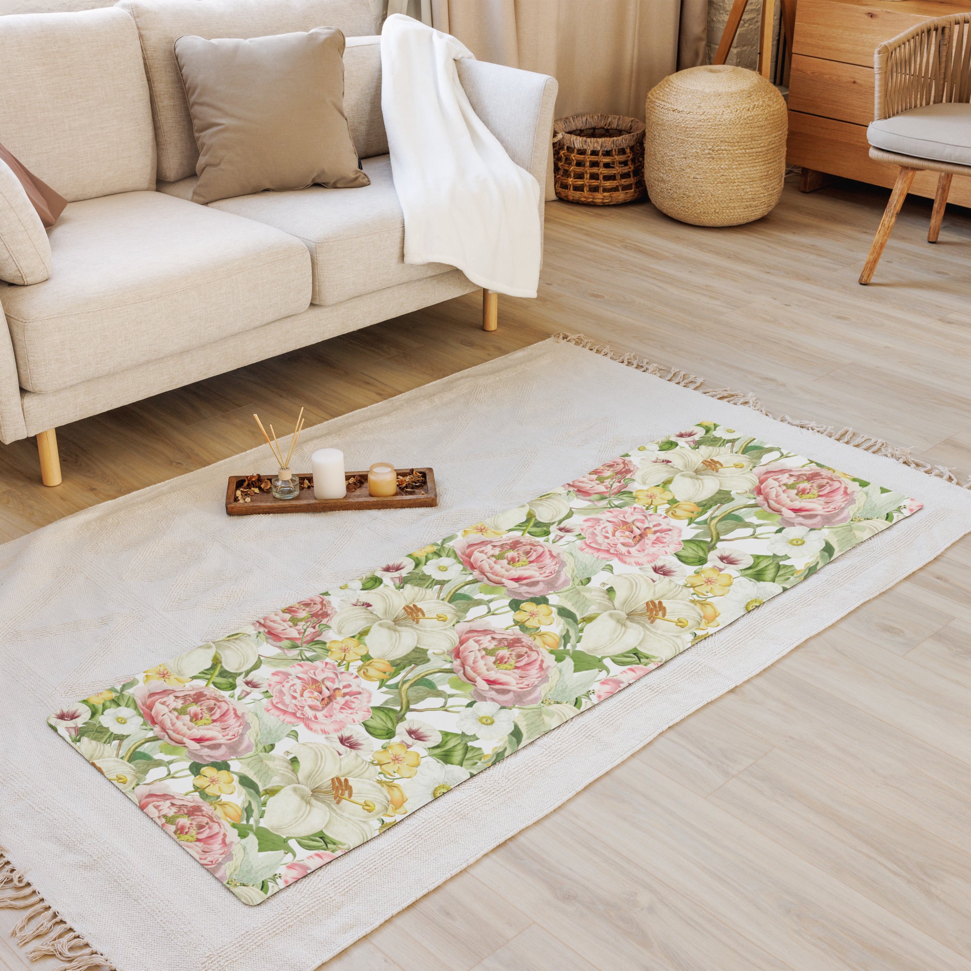 Floral Flourish Yoga mat
