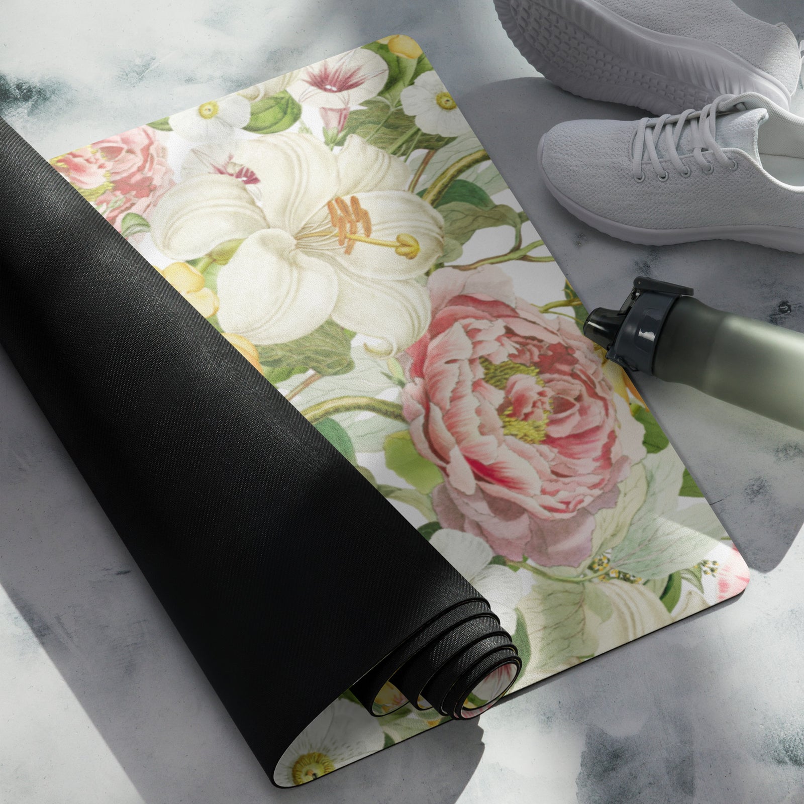 Floral Flourish Yoga mat