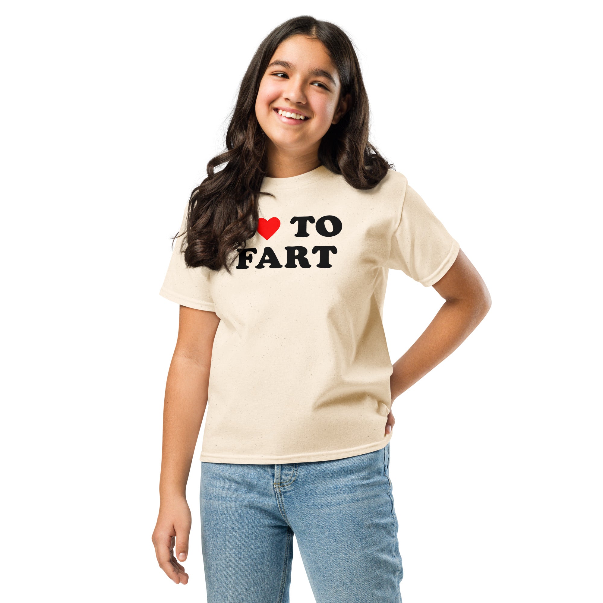 I Love To Fart Youth Classic Tee