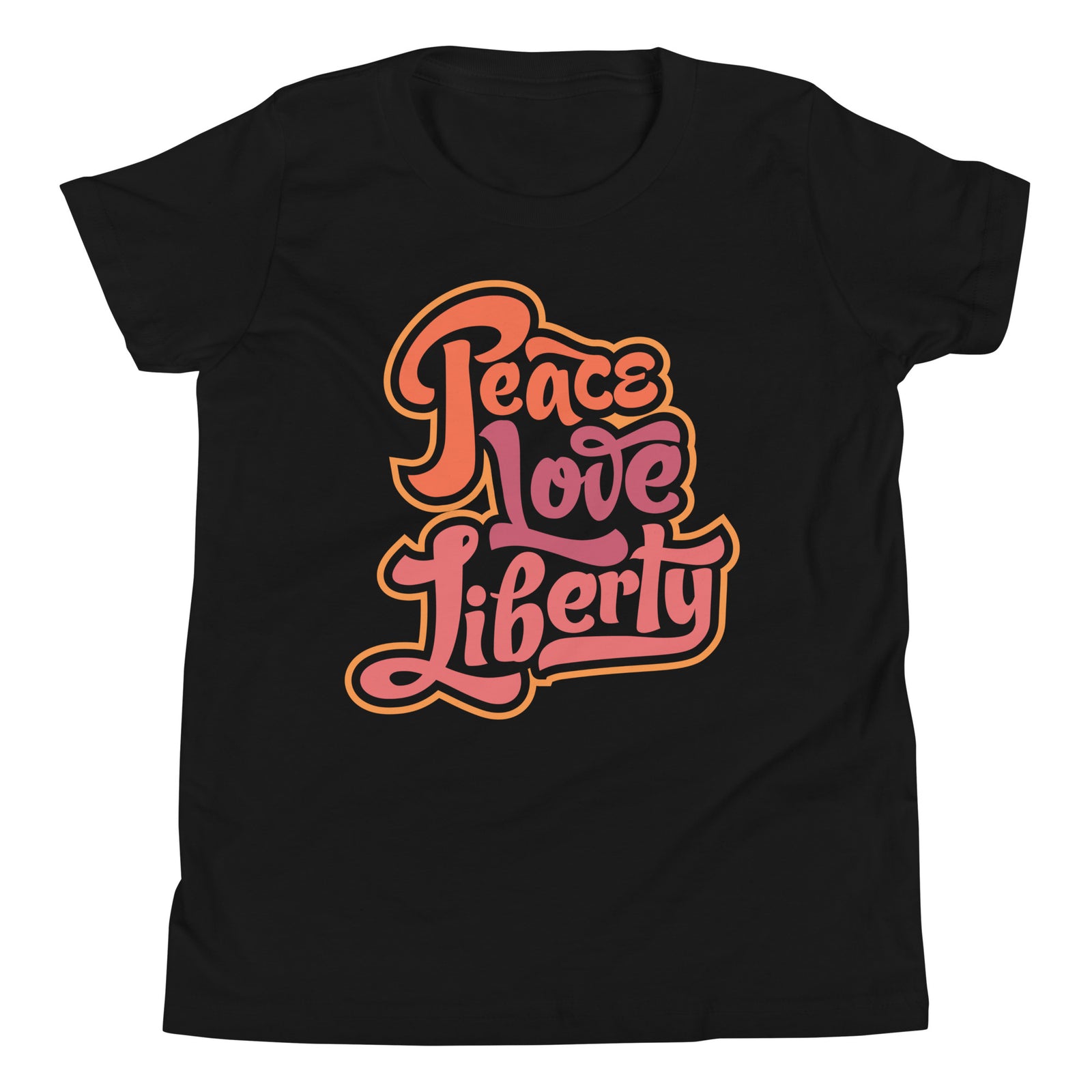 Peace Love Liberty Youth Short Sleeve T-Shirt
