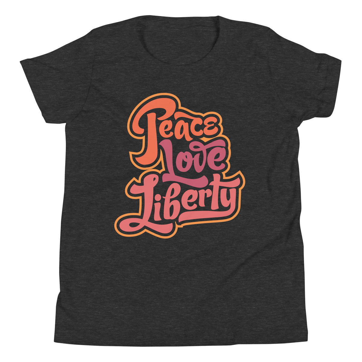Peace Love Liberty Youth Short Sleeve T-Shirt