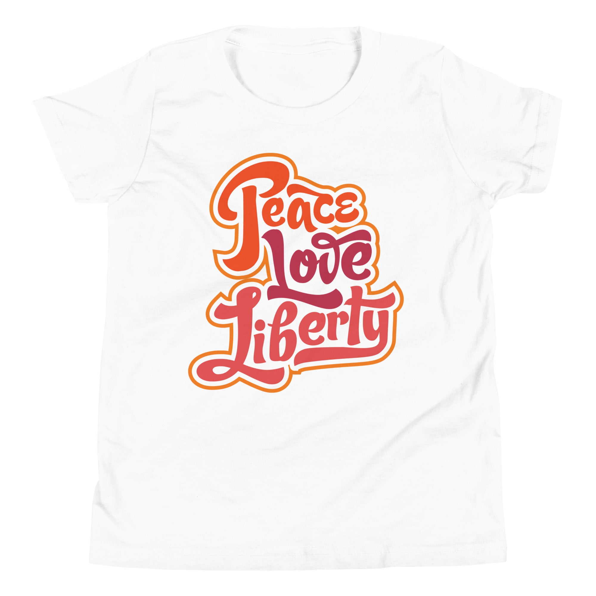 Peace Love Liberty Youth Short Sleeve T-Shirt