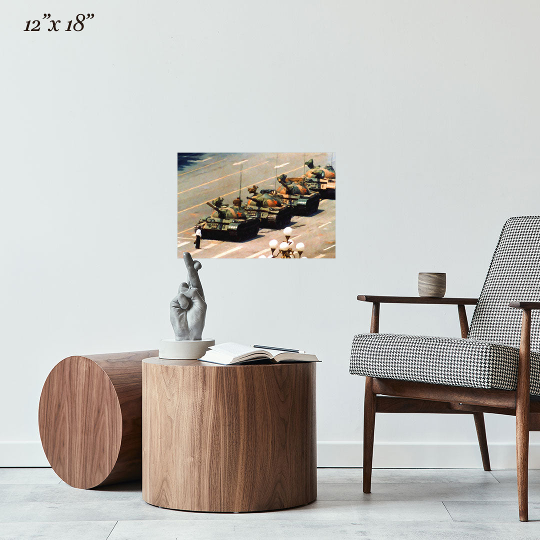 Tank Man Painting Print