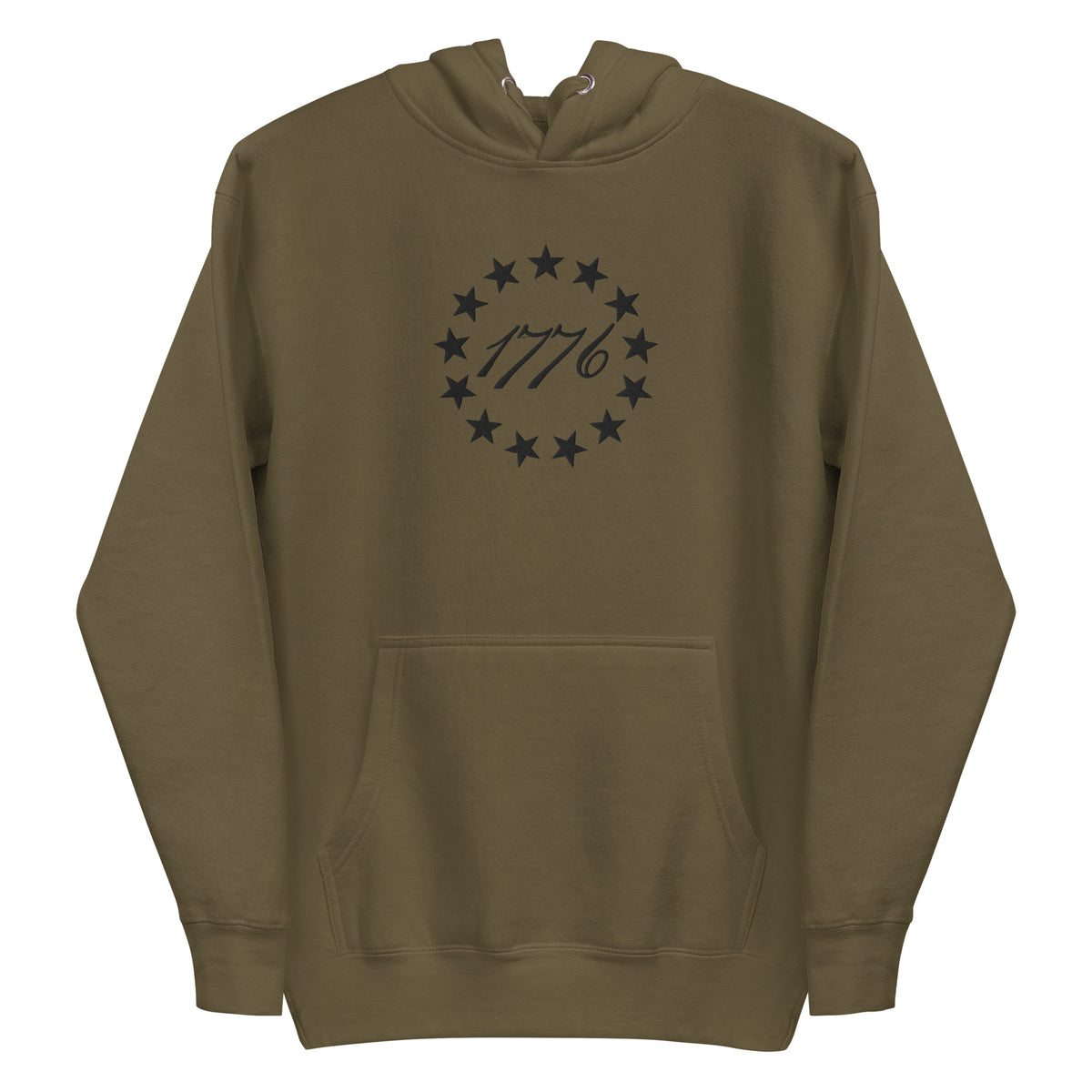 Betsy Ross 13 Stars 1776 Embroidered Hoodie