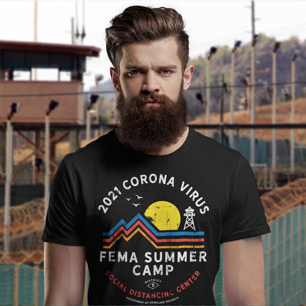 2021 Corona Virus FEMA Summer Camp T-Shirt