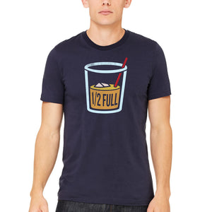 The Glass Is Half Full Graphic T-Shirt