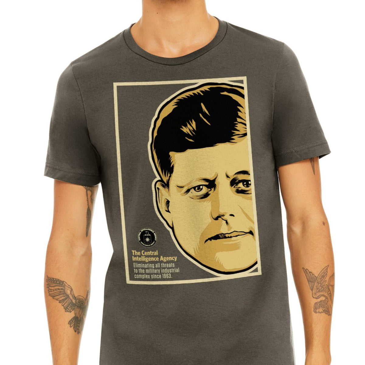 Central Intelligence Agency Military Industrial Complex JFK Short-Sleeve Unisex T-Shirt