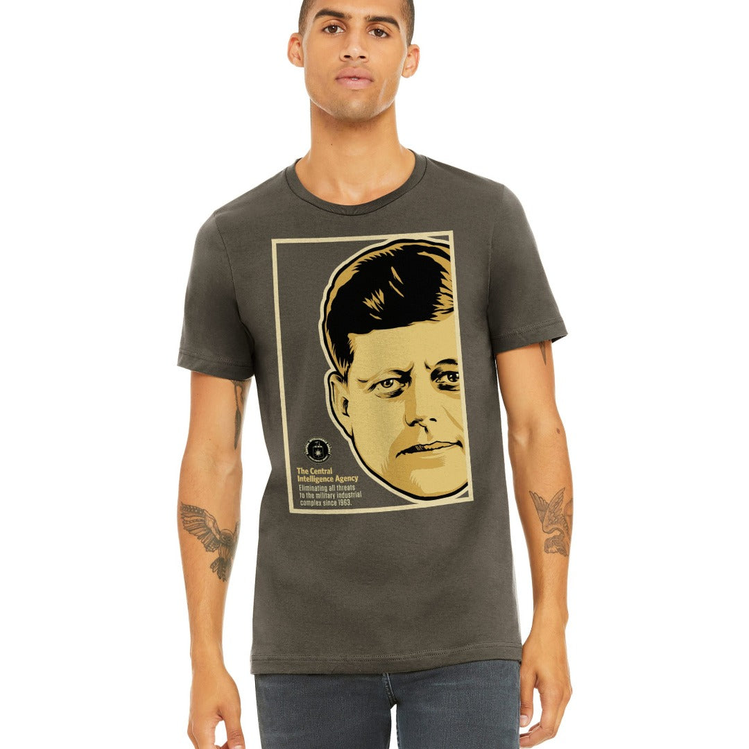 Central Intelligence Agency Military Industrial Complex JFK Short-Sleeve Unisex T-Shirt