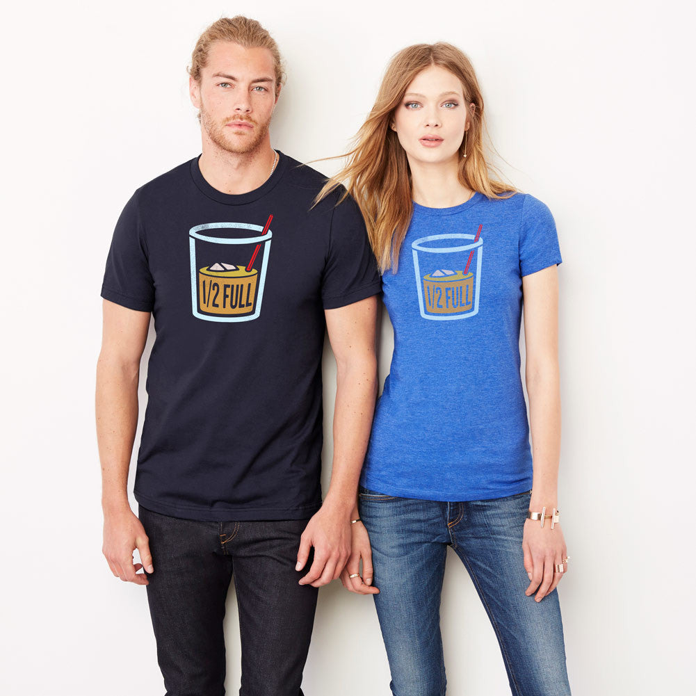 The Glass Is Half Full Graphic T-Shirt