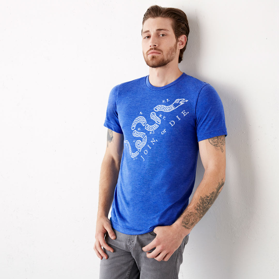 Join, or Die Tri-blend Graphic T-Shirt