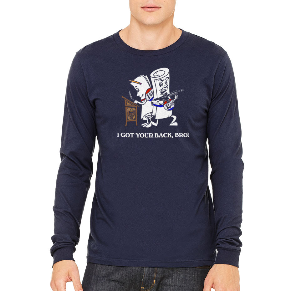 I Got Your Back Bro 2nd Amendment Unisex Long Sleeve Tee