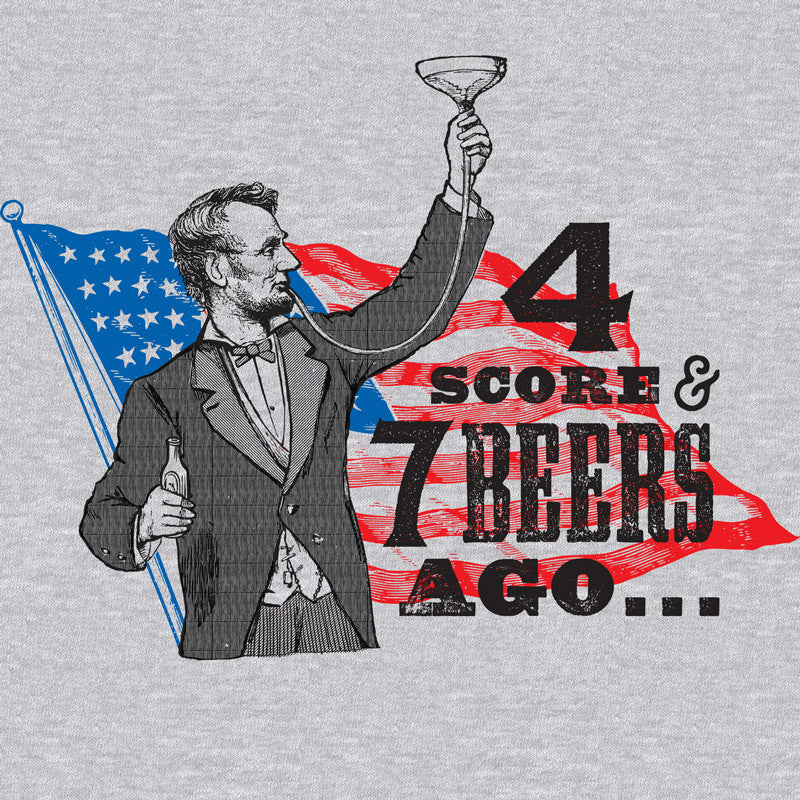 4 Score and 7 Beers Ago Shirt