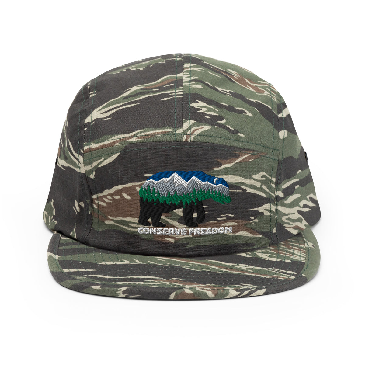 Conserve Freedom Bear Five Panel Camper Cap