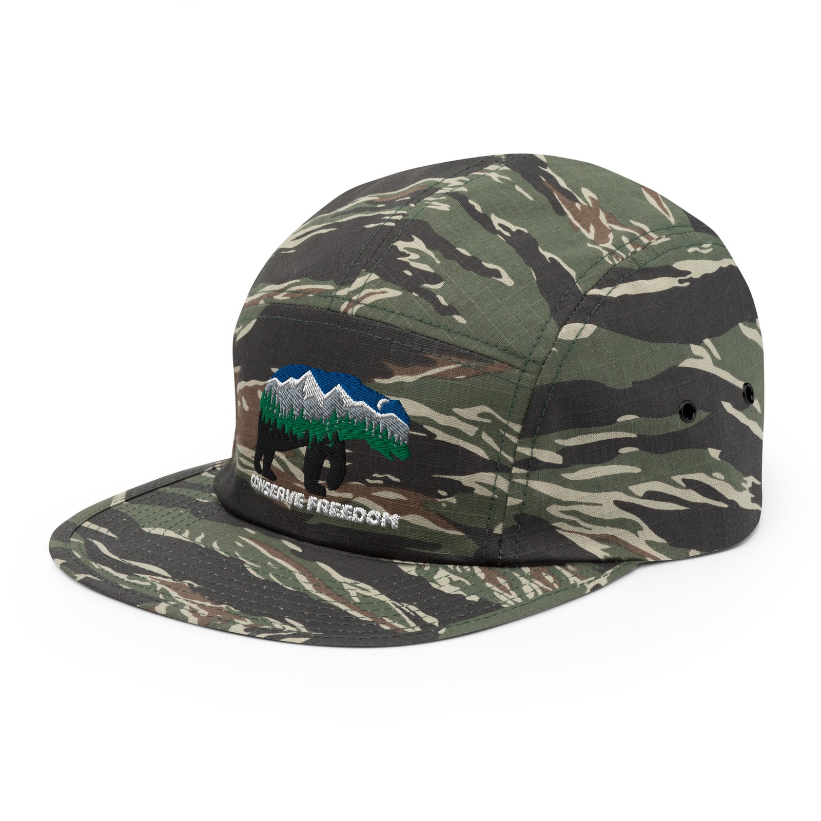 Conserve Freedom Bear Five Panel Camper Cap