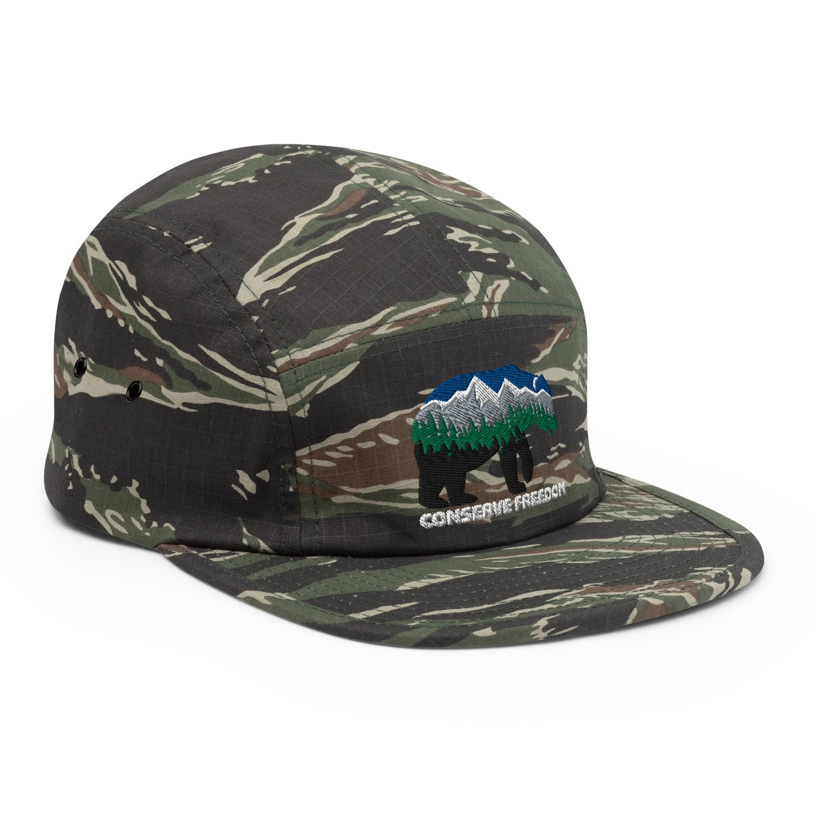 Conserve Freedom Bear Five Panel Camper Cap