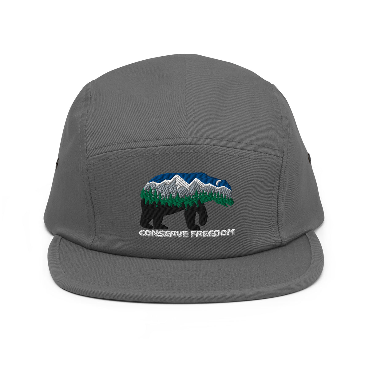 Conserve Freedom Bear Five Panel Camper Cap