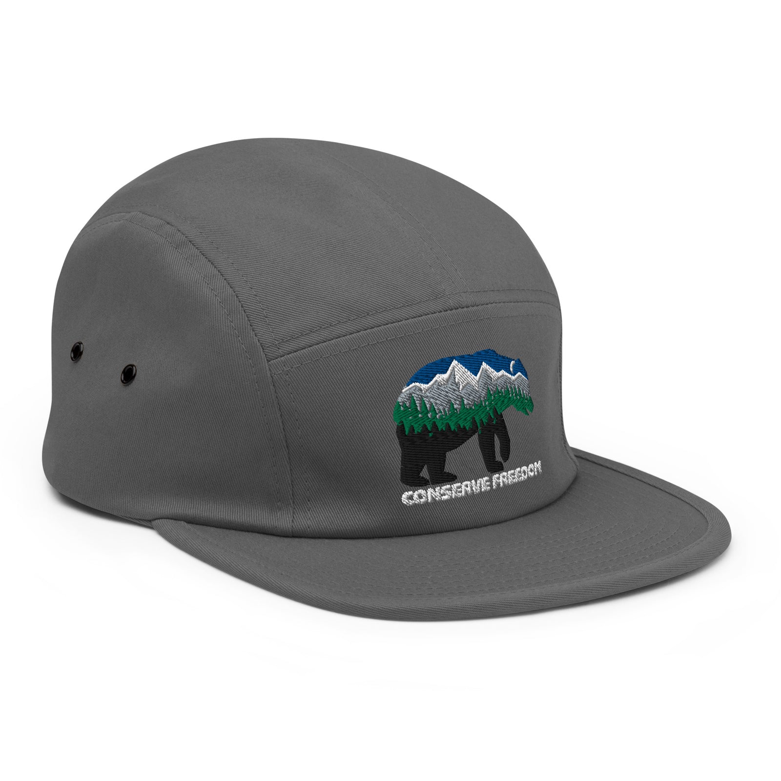 Conserve Freedom Bear Five Panel Camper Cap