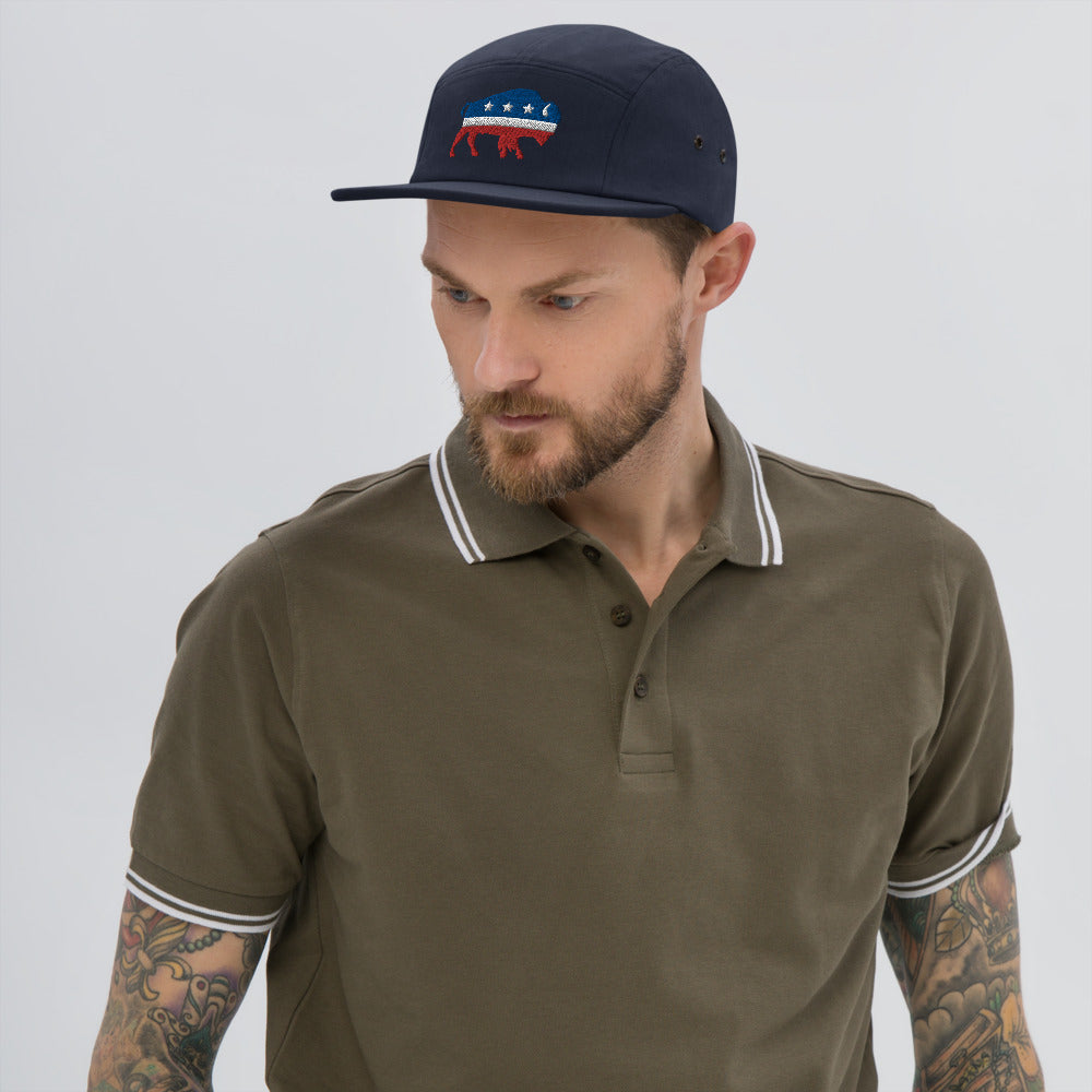 Bison Independent Five Panel Camper Cap