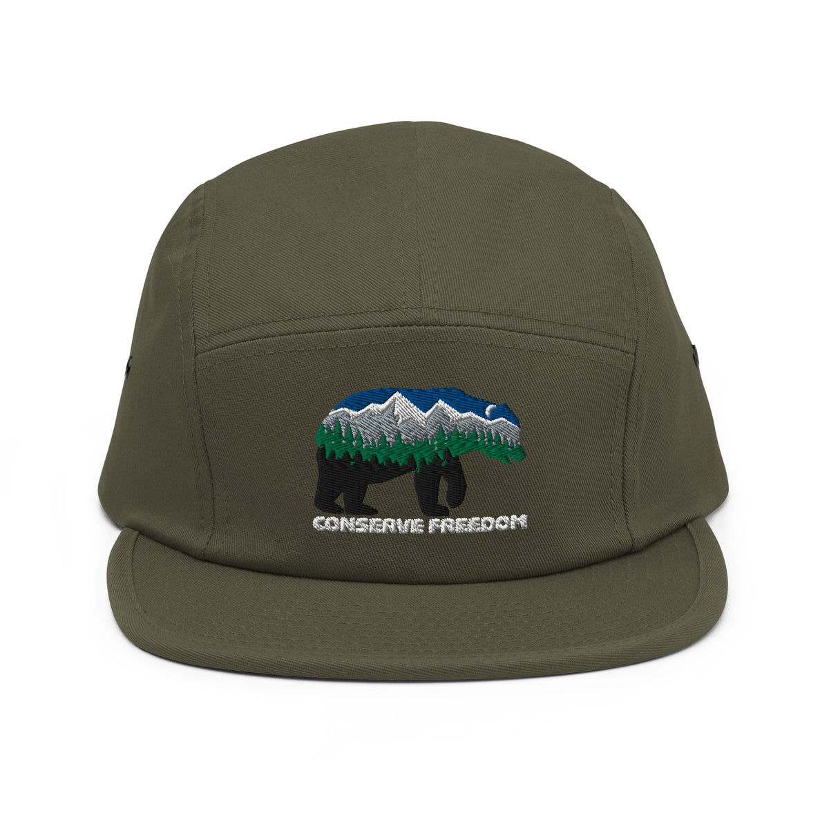 Conserve Freedom Bear Five Panel Camper Cap