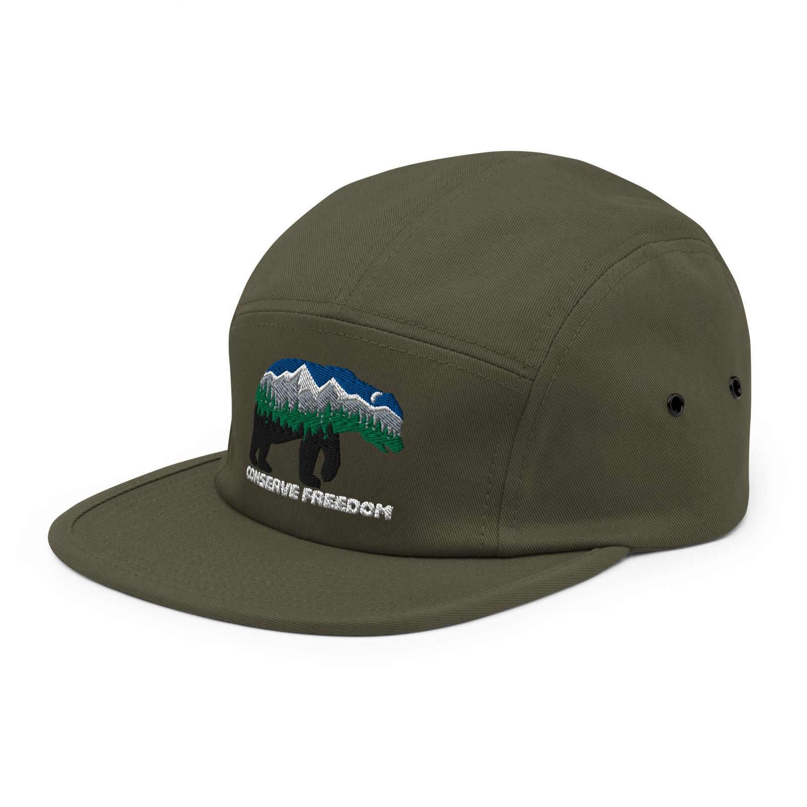 Conserve Freedom Bear Five Panel Camper Cap