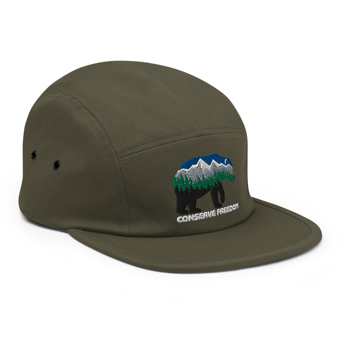 Conserve Freedom Bear Five Panel Camper Cap