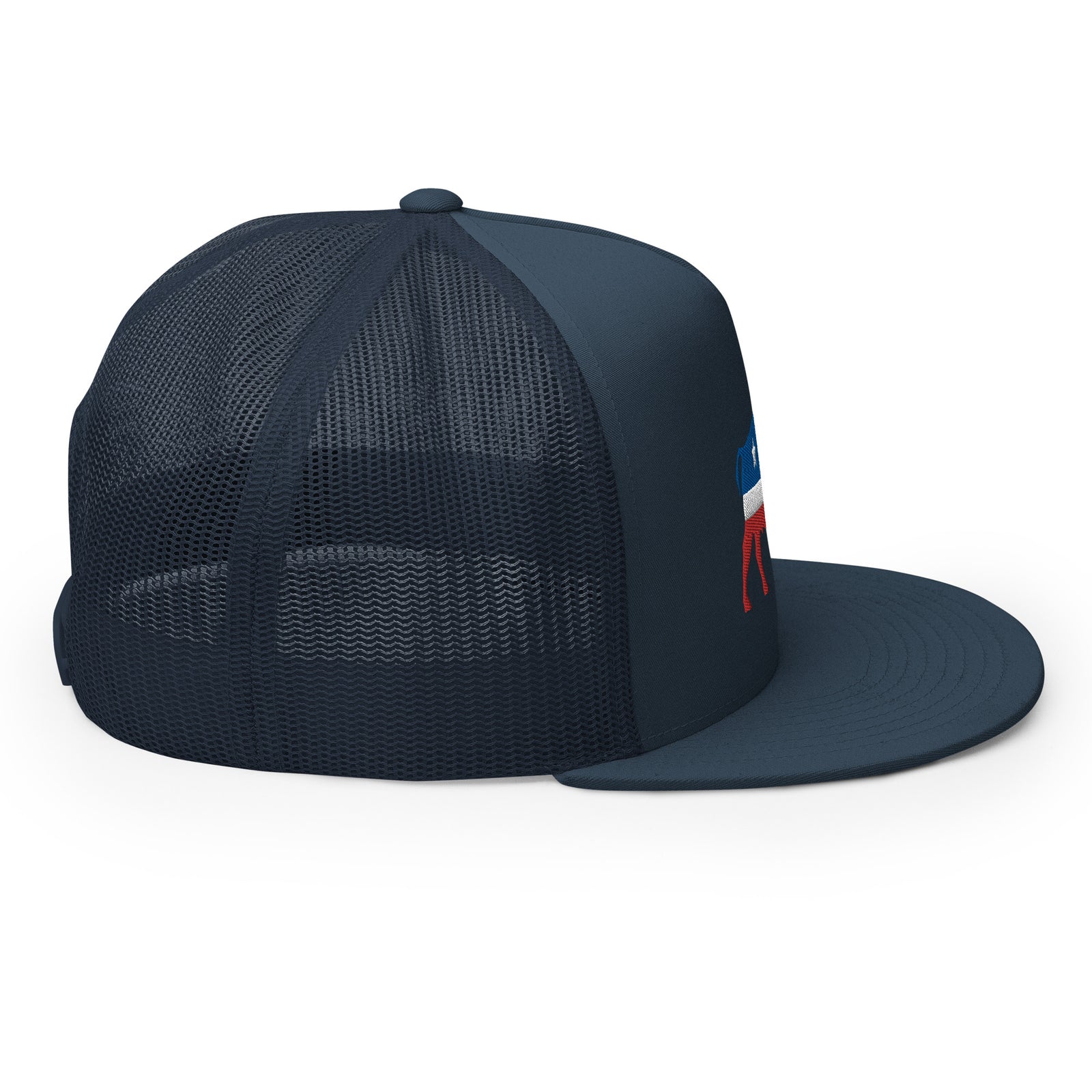 Bison Independent Flat Bill Trucker Cap