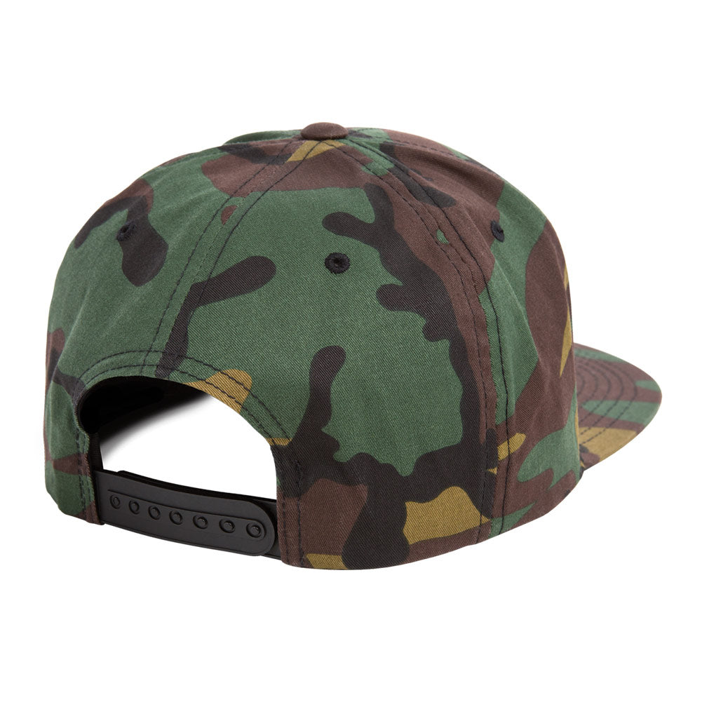 No Step On Snek Adjustable camo wool blend snapback