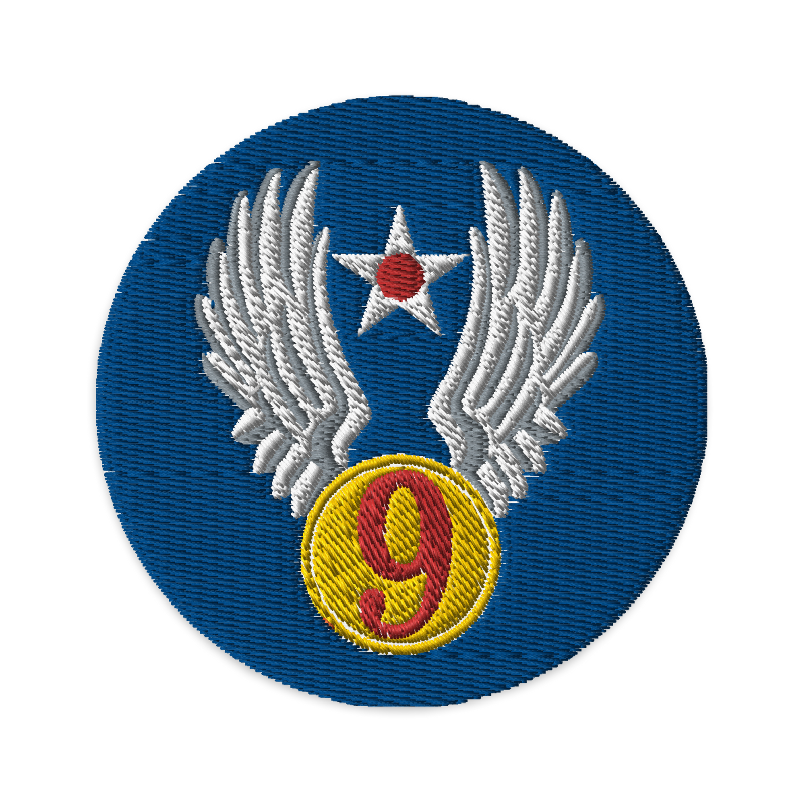 9th Airforce WW2 Round Patch