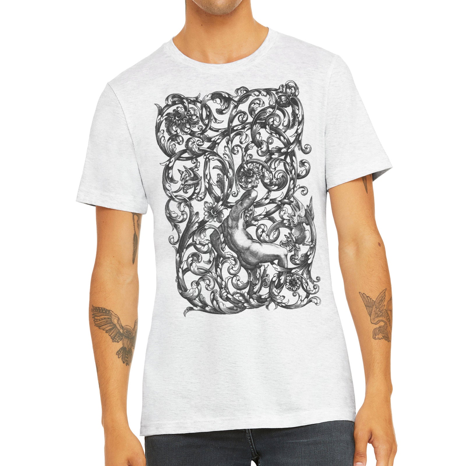 Beauty Conquering Brutality Graphic T-Shirt