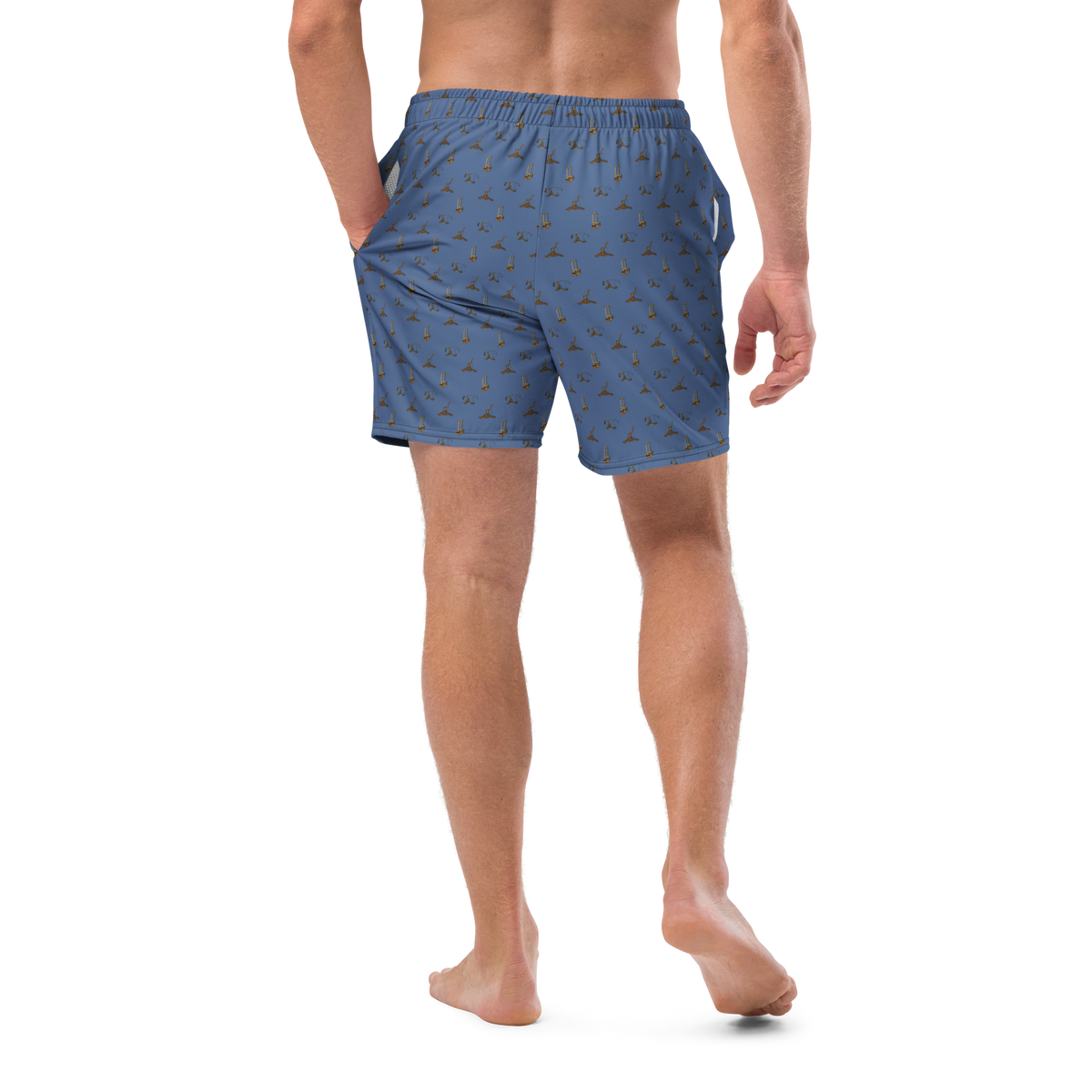 Catapults Trebuchets and Guillotines Men&#39;s Swim Trunks