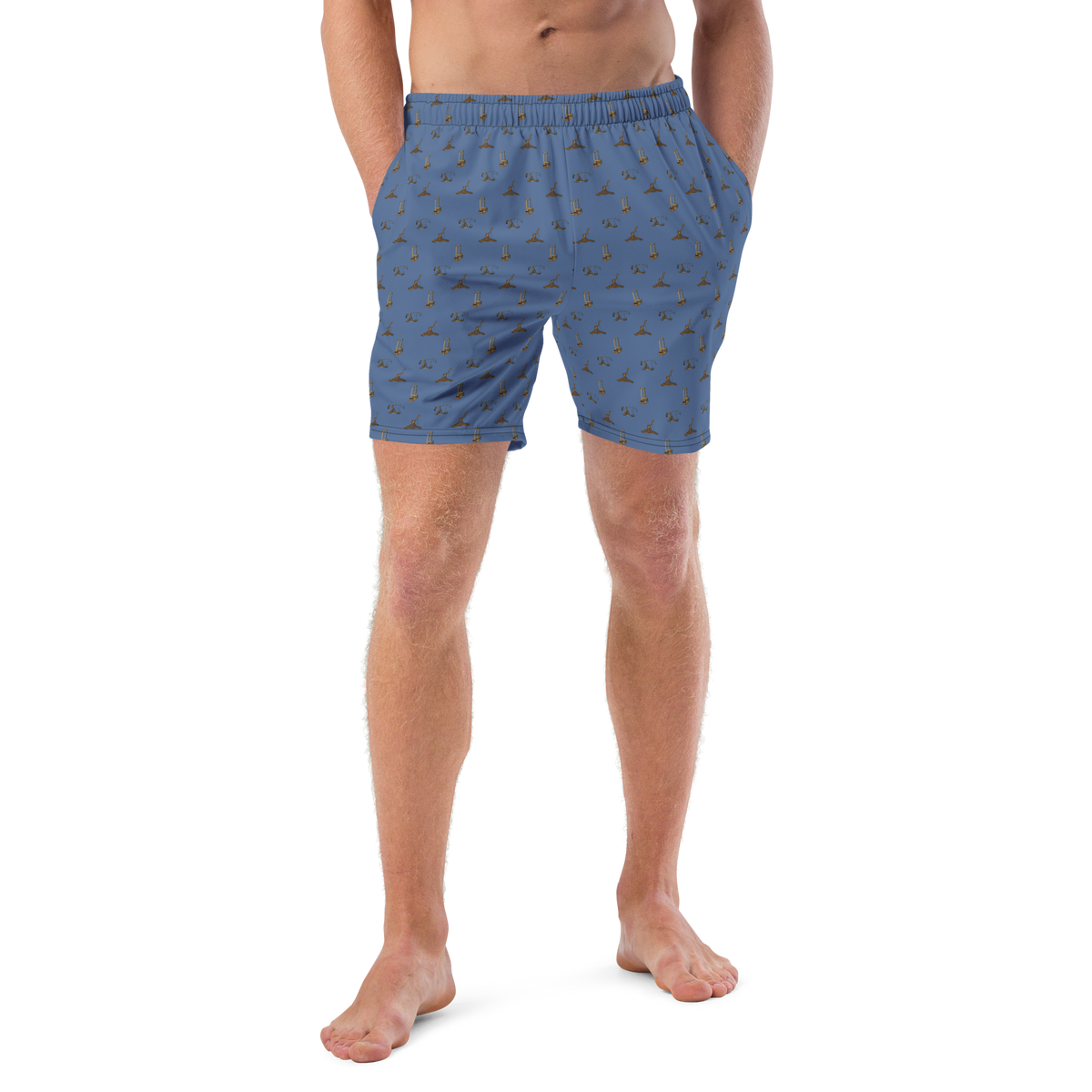 Catapults Trebuchets and Guillotines Men&#39;s Swim Trunks