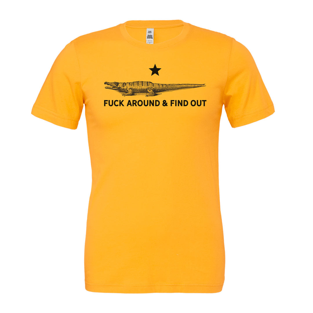 Crocodile Fuck Around And Find Out Short-Sleeve Unisex T-Shirt