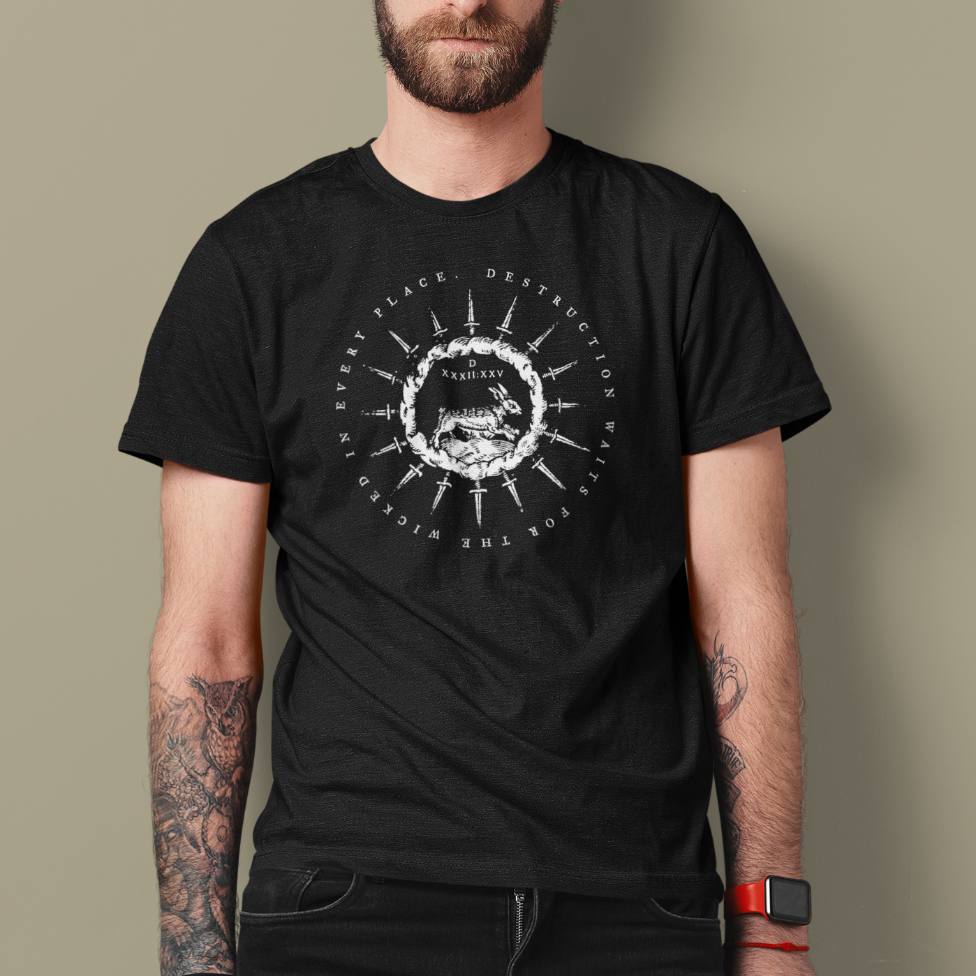 Destruction Waits for the Wicked Graphic T-Shirt