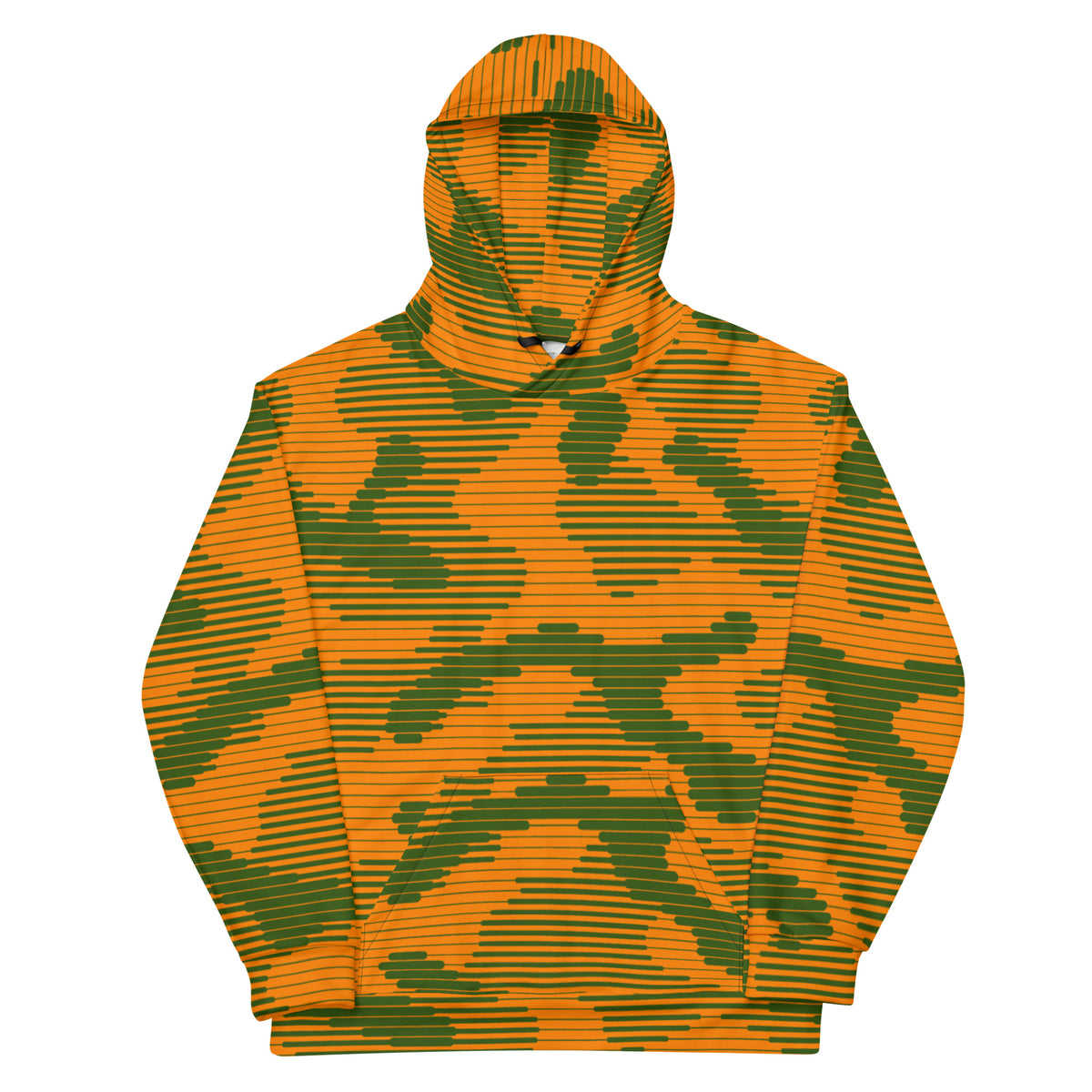 Digital Camouflage Blaze Orange Hoodie