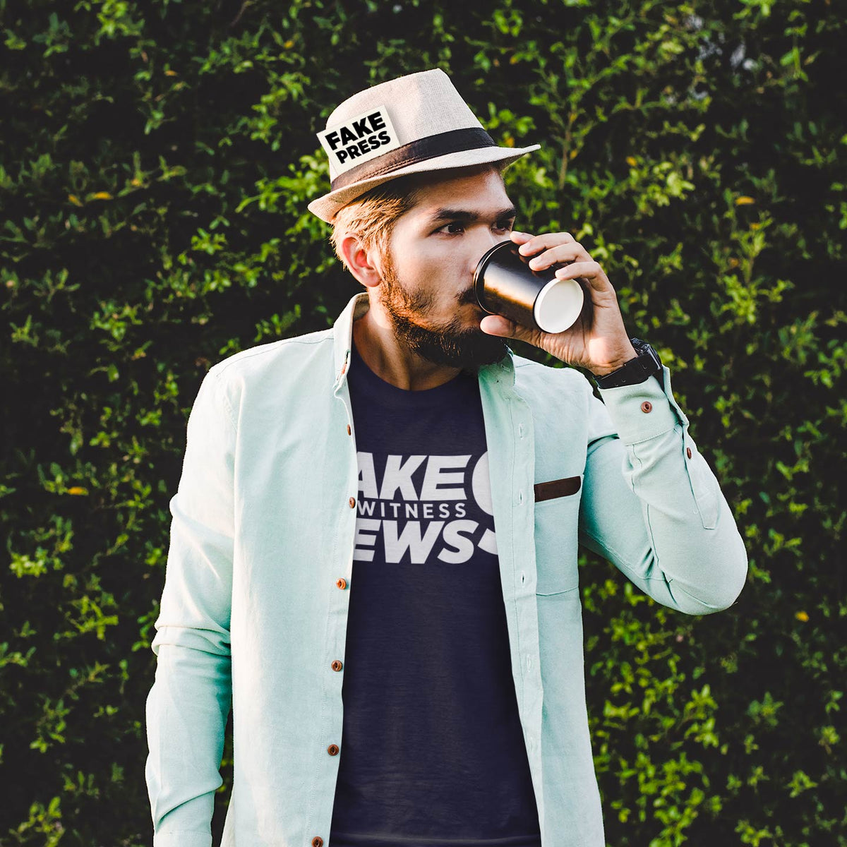 Fake 9 Lie Witness News Tri-Blend T-shirt