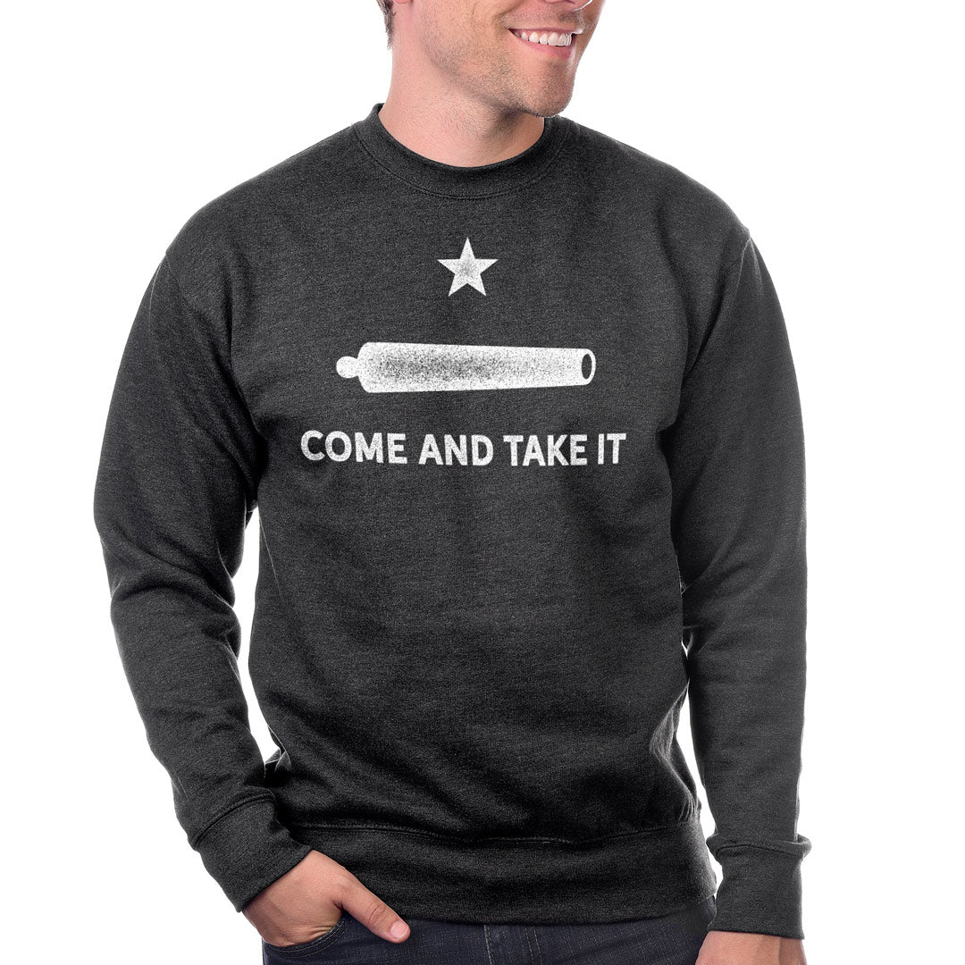 Gonzalez Come and Take It Crewneck Fleece Pullover Sweatshirt