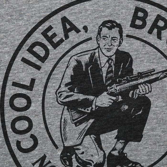 Cool Idea Bro Now Stay Off My Property Tri-Blend Track T-Shirt