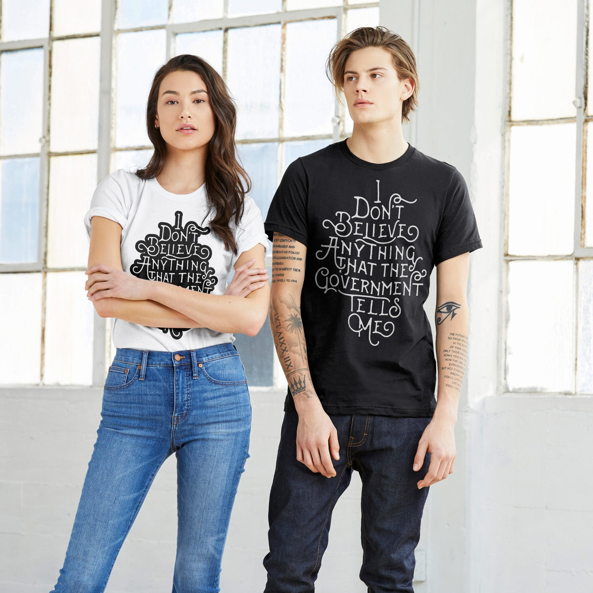 I Don&#39;t Believe Anything That the Government Tells Me Graphic T-Shirt